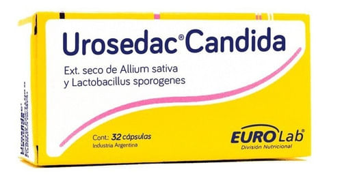 Suplemento Dietario Eurolab Urosedac Candida 32 Capsulas