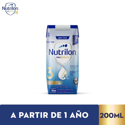 Combo Leche Maternizada Nutrilon 3 200ml 24 unidades