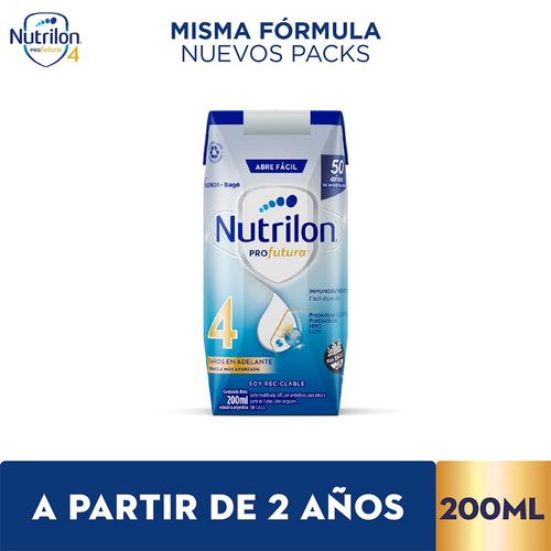 Combo Leche Maternizada Nutrilon 4 200ml 24 unidades