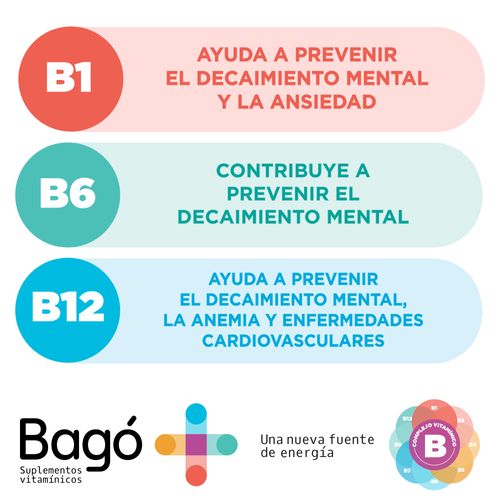 Suplemento Dietario Bago+ Activamente 30 Comprimidos
