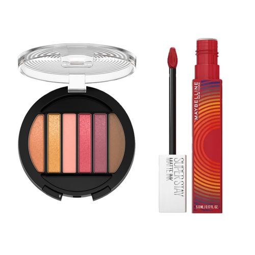 Combo Labial Mate Maybelline Music Collection Pioneer y Sombras