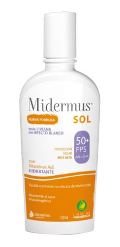 Protector Solar Midermus Fps 30 Emulsion 150ml