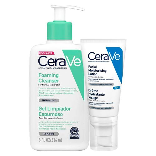 Combo Cerave Limpieza Piel Normal Mixta