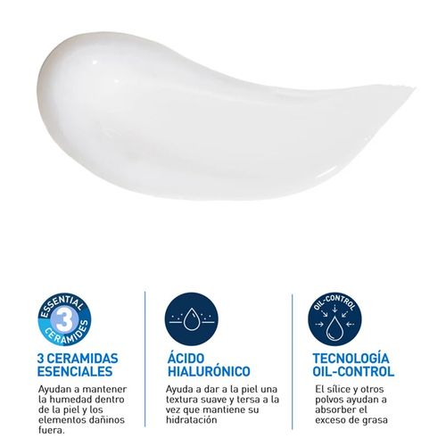 Gel Crema Facial Hidratante Cerave Oil Control 52gr