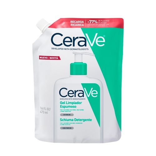 Gel Limpiador Espumoso Cerave Refill 454gr
