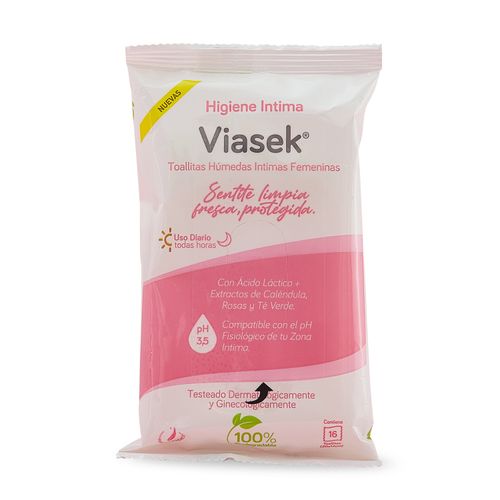 Toallitas Humedas Viasek 16 unidades