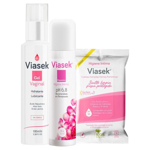 Viasek Set Limpieza y Cuidado Intimo Menopausia