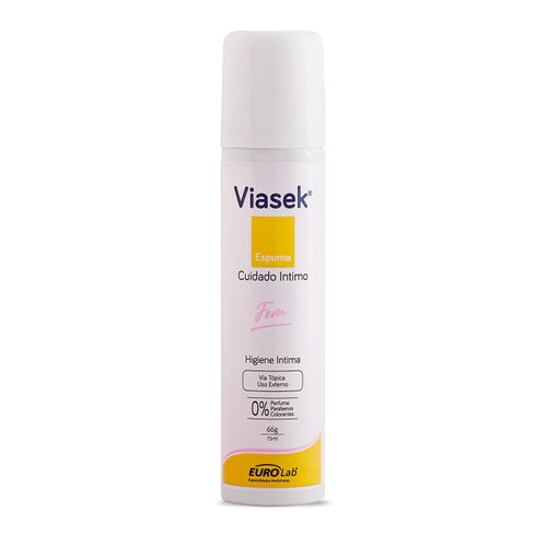 Espuma Intima Viasek Fem Ph 4.5 75ml