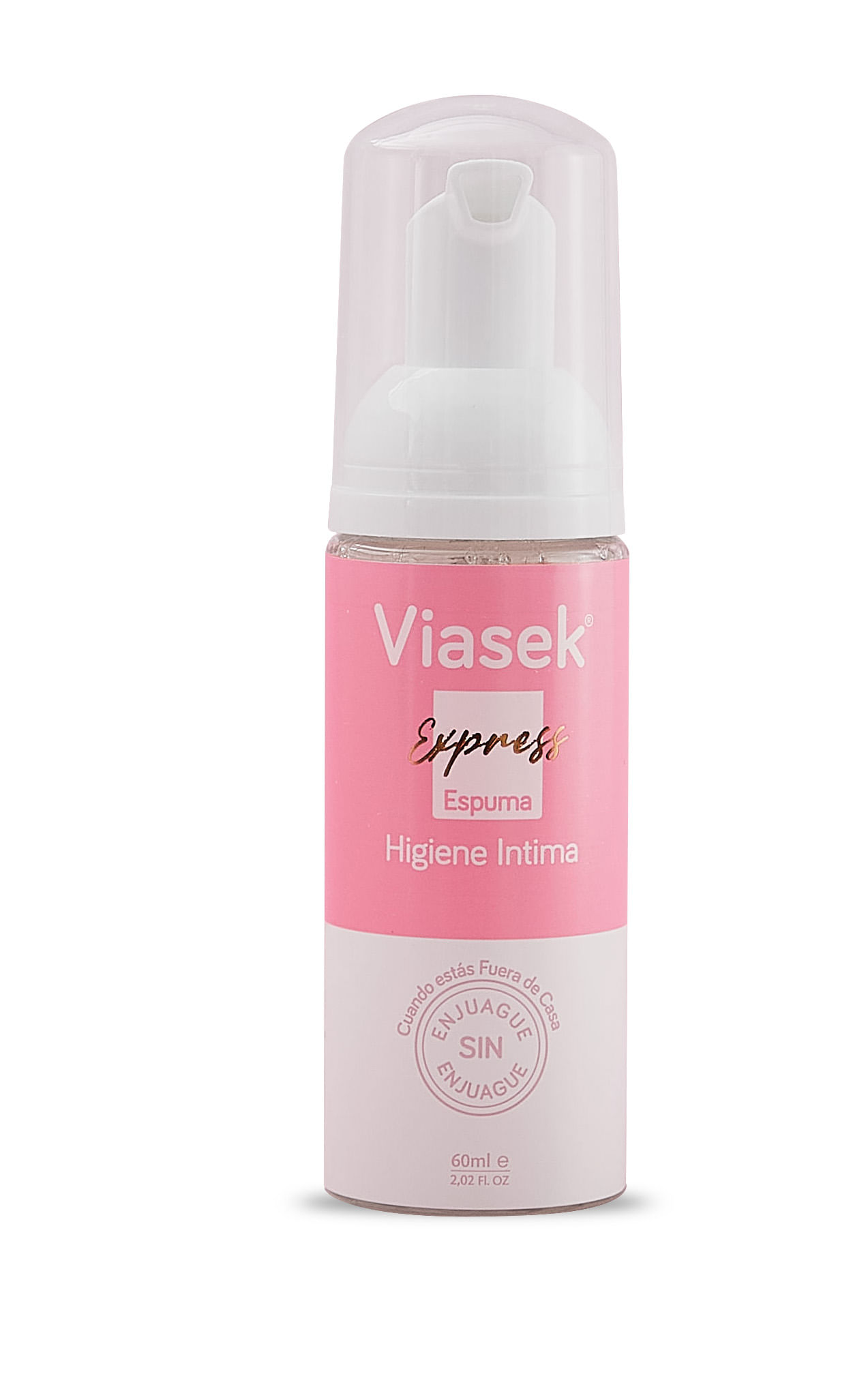 Espuma Intima Viasek Express 60ml Viasek Express Espuma 60Ml