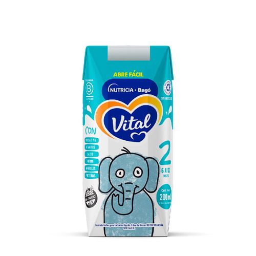 Combo Leche Maternizada Vital 2 200ml 24 unidades