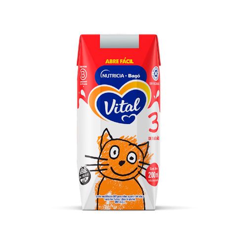 Combo Leche Maternizada Vital 3 200ml 24 unidades