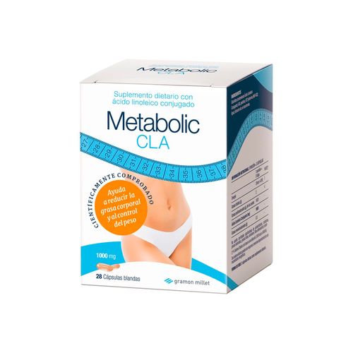 Suplemento Dietario Metabolic CLA 28 Capsulas Blandas
