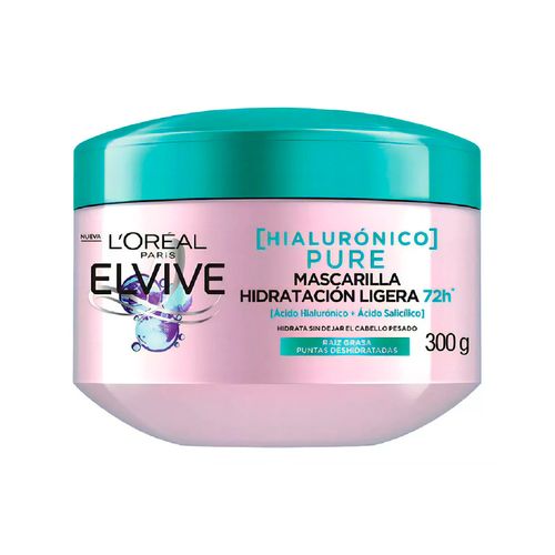 Mascara Capilar Elvive Hialuronic Pure 300ml