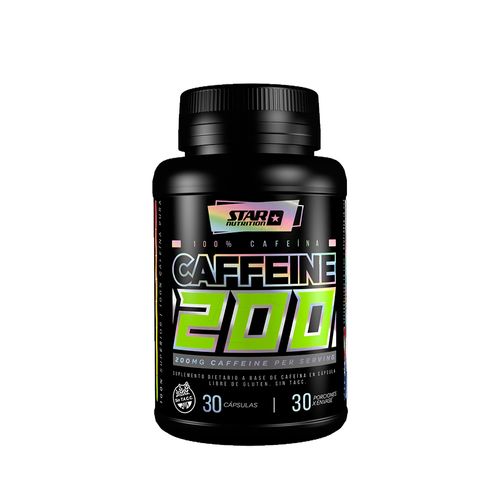 Suplemento Deportivo Star Nutrition Caffeine 200 30 Capsulas