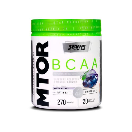 Suplemento Deportivo Star Nutrition Mtor BCAAgrape Attack 270gr