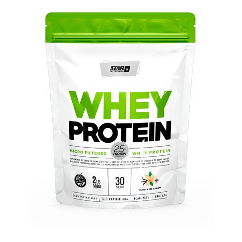 Suplemento Deportivo Star Nutrition Whey Protein Vainilla 908gr
