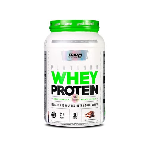 Suplemento Deportivo Star Nutrition Platinium Whey Protein Chocolate 908gr