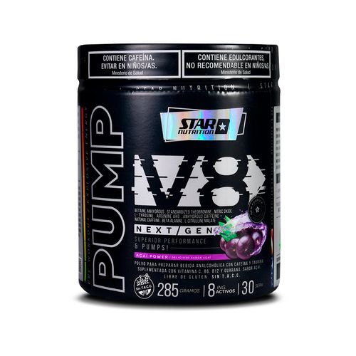 Suplemento Deportivo Star Nutrition V8 Pump Acai 285gr