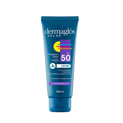 Protector Solar Dermaglos Sport FPS 50 100ml