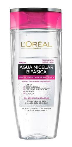 Agua Micelar Bifasica Loreal Paris 200ml