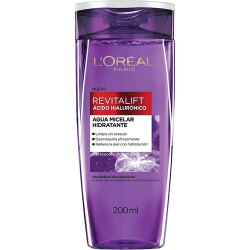 Agua Micelar Loreal Paris Revitalift Acido Hialuronico 200ml
