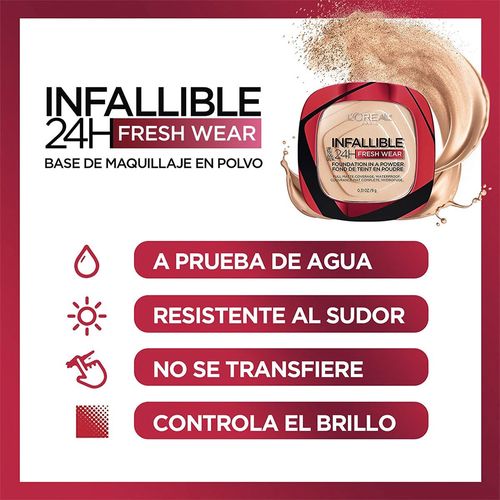 Base Compacta Loreal Paris Infaillible 24 hs Fresh Wear