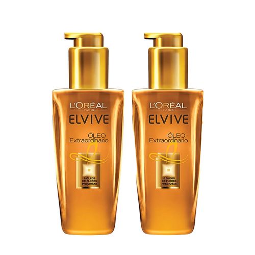 Combo Oleo Extraordinario Elvive Loreal Paris 100ml 2 unidades