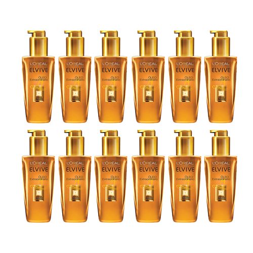 Combo Oleo Extraordinario Elvive Loreal Paris 100ml 12 unidades
