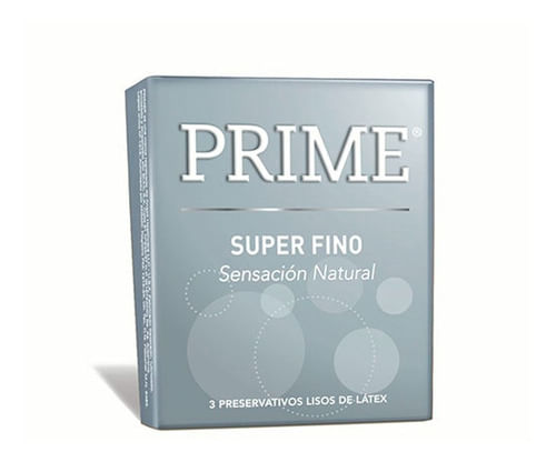 Preservativo Prime Super Fino 3 unidades