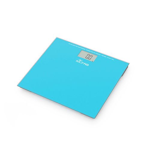 Balanza Digital Silfab Vidrio Turquesa 150 kg Be212