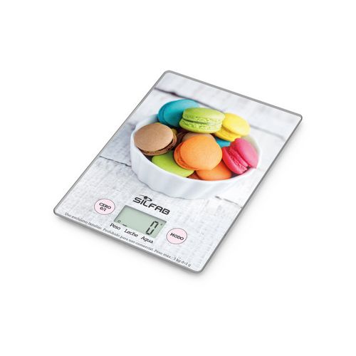 Balanza Digital Cocina Silfab Macaroon 3 kg Bc300m