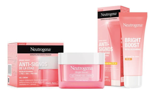 Combo Neutrogena Bright Boost Dia Fps30 +yNoche Anti Signos