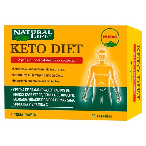 Suplemento Dietario Natural Life Keto Diet 30 Capsulas