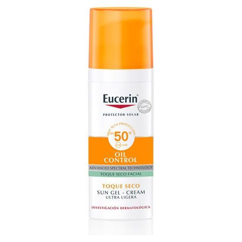 Protector Solar Facial Eucerin Gel Crema Toque Seco Fps50 50ml
