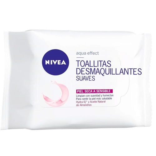 Toallitas Desmaquillantes Nivea Suave 25 unidades