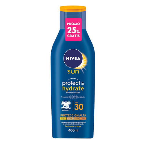 Protector Solar Hidrata y Protege Nivea Fps 30 400ml