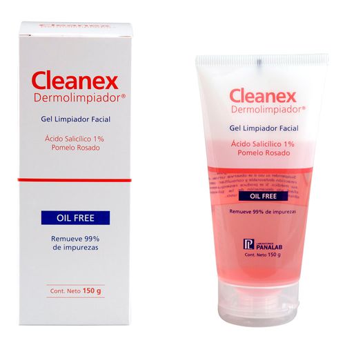 Gel Dermolimpiador Facial Cleanex 150gr