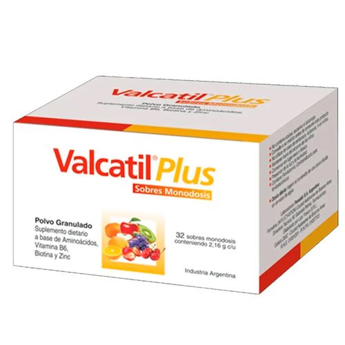 Suplemento Capilar Valcatil Plus 32 Sobres