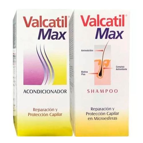 Combo Capilar Valcatil MAX Shampoo y Acondicionador