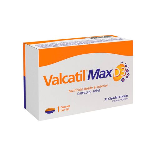 Suplemento Dietario Valcatil MAX D3 30 Capsulas