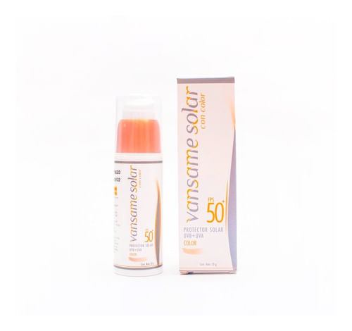 Emulsion Solar Facial Vansame Color Fps 50 50gr