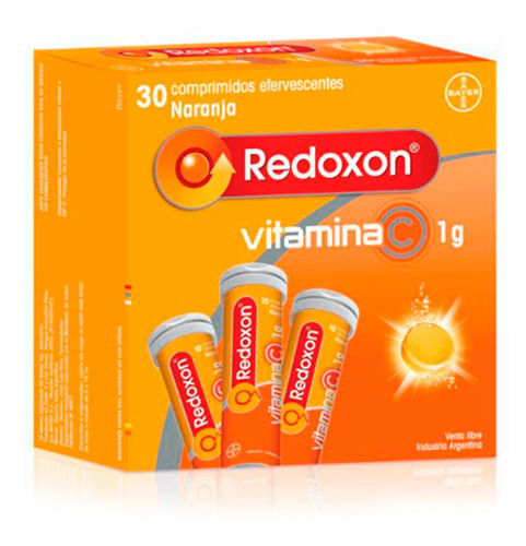 Suplemento Dietario Redoxon 1gramo Naranja 30 Comprimidos
