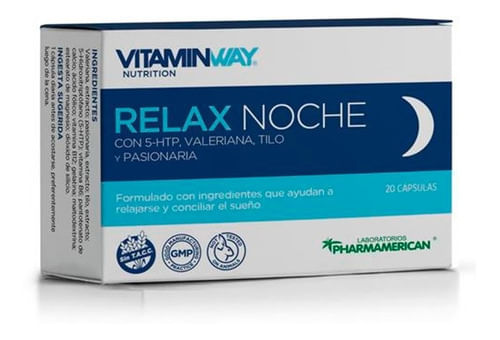Suplemento Dietario Vitamin Way Relax Noche 20 Comprimidos