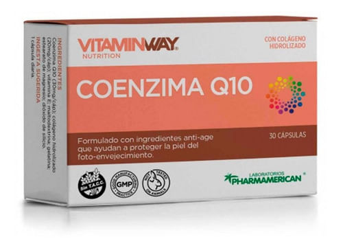 Suplemento Dietario Vitamin Way Coenzima Q10 30 Capsulas