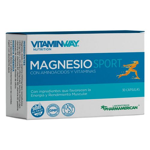Suplemento Dietario Vitamin Way Magnesio Sport 30 Capsulas