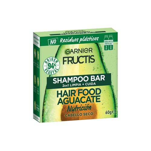 Shampoo Solido Fructis Hair Food Aguacate 60gr