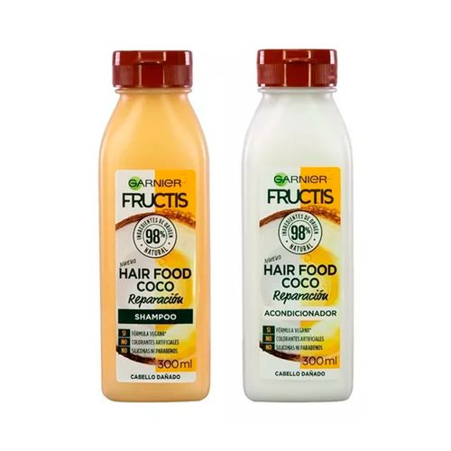 Combo Shampoo y Acondicionador Fructis Hair Food Coco
