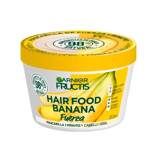 Mascara Capilar Fructis Hair Food Banana 350ml