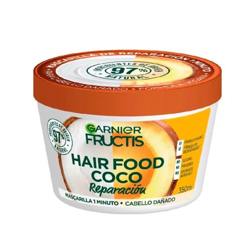 Mascara Capilar Fructis Hair Food Coco 350ml