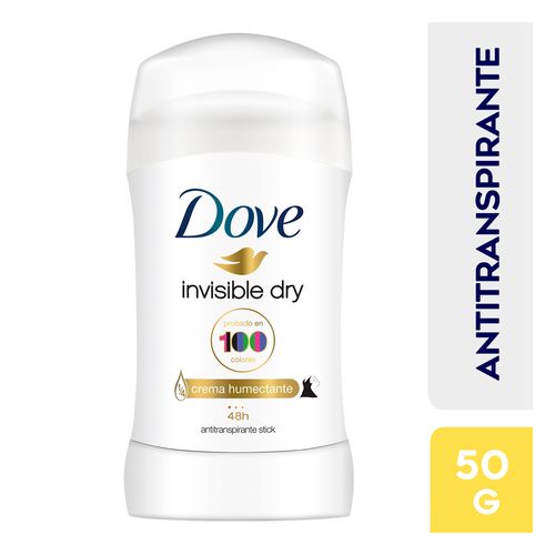 Desodorante Dove Invisible Dry Barra Antitranspirante 50gr